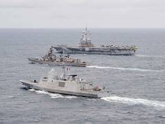
      
      Indian Navy joins sea phase of La Perouse 25
      
      