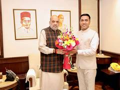 
      
      Goa CM Pramod Sawant meets Home Minister Amit Shah
      
      