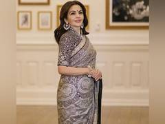 
      
      Here's all about Nita Ambani's exquisite Jamewar saree
      
      