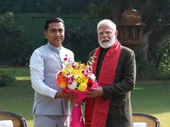 
      
      Goa CM Pramod Sawant meets PM Modi in New Delhi
      
      