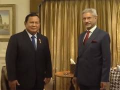 
      
      EAM Jaishankar meets Indonesian President Prabowo Subianto
      
      