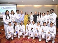 
      
      Raksha Khadse applauds World Cup-winning kho kho teams
      
      