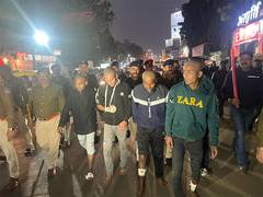 
      
      Police take out procession of notorious criminals held in Bhopal
      
      