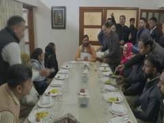 
      
      Haryana CM celebrates 55th birthday with sanitation workers
      
      