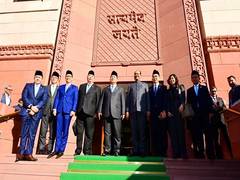 
      
      Indonesian President Prabowo Subianto visits Parliament House
      
      