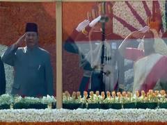 
      
      President Droupadi Murmu unfurls national flag at Kartavya Path
      
      