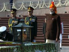 
      
      PM Modi marks 76th R-Day in signature style with vibrant turban
      
      