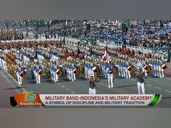 
      
      Indonesian Armed Forces dazzle with march, band performance
      
      