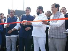 
      
      Maharashtra CM and Dy CM Shinde inaugurate North Channel Bridge
      
      