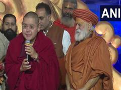 
      
      7th Ling Rinpoche joins Baba Ramdev's yoga camp at Mahakumbh Mela
      
      