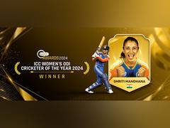 
      
      Smriti Mandhana named ICC Women’s ODI Cricketer of the Year
      
      