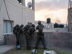 
      
      Israeli forces kill 15 terrorists, uncover bomb arsenal in jenin 
      
      