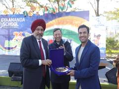 
      
      Republic Day Ceremony, Cricket Tournament at Gyaananda School
      
      