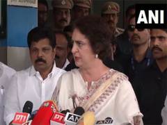 
      
      Priyanka Gandhi pays a visit to tiger attack victim's house
      
      