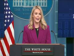 
      
      White House Press Secy says Trump admin deported 'aliens'
      
      