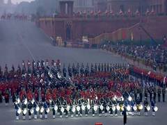 
      
      Beating Retreat ceremony sees synchronised march to Indian tunes
      
      