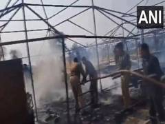 
      
      Mahakumbh: Fire breaks out in several tents, later doused
      
      