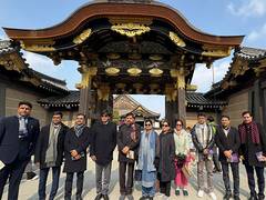 
      
      Japan: Madhya Pradesh CM Mohan Yadav visits Nijo-jo Castle 
      
      