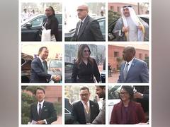 
      
      Diplomats arrive at the Parliament ahead of the Budget Session
      
      