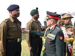 
      
      R-Day: Army Chief felicitates Indian Army contingents
      
      