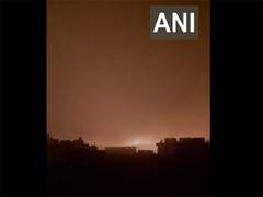 
      
      UP: Truck carrying gas cylinders catches fire, triggers blasts
      
      