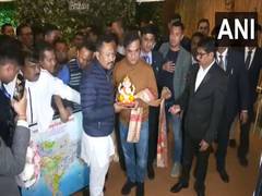 
      
      Assam CM celebrates 56th birthday with well-wishers in Guwahati
      
      