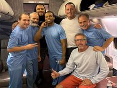 
      
      Venezuela frees six American detainees, Trump calls it 