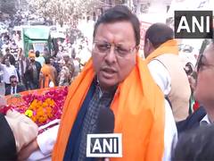 
      
      Dhami holds roadshow for BJP candidate in Delhi
      
      