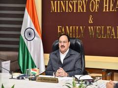 
      
      Union Minister JP Nadda chairs high level meeting with ministers 
      
      