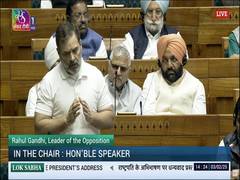 
      
      Rahul Gandhi attacks Modi government in Lok Sabha 
      
      