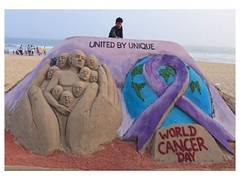 
      
      World Cancer Day: Odisha artist creates meaningful sand sculpture
      
      