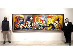 
      
      Opulent Art Gallery Triumphs with a Successful Exhibition
      
      