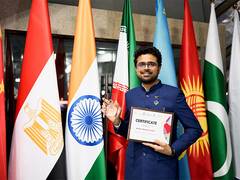 
      
      Madhish Parikh from India bags BRICS and SCO Young Leaders...
      
      