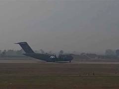 
      
      Plane with Indians who allegedly illegally migrated arrives in Amritsar
      
      