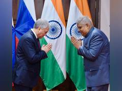 
      
      Russia’s Duma chairman Vyacheslav Volodin calls on VP Dhankar
      
      