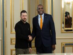 
      
      Ukrainian President Zelenskyy meets UK Foreign Secy Lammy
      
      