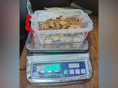 
      
      10 kg of gold coins worth Rs 7.8 crore seized at Delhi Airport 
      
      