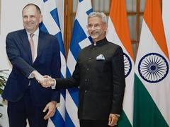
      
      EAM Jaishankar expresses delight on meeting Greek counterpart
      
      