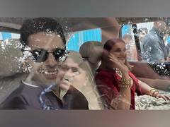 
      
      Parineeti Chopra, Raghav Chadha at wedding of Priyanka's brother
      
      