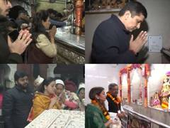 
      
      Delhi polls: AAP, BJP, Congress candidates visit temples
      
      