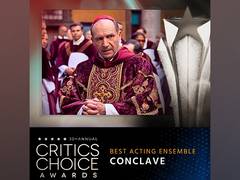 
      
      'Conclave' wins Best Acting Ensemble at Critics Choice Awards
      
      