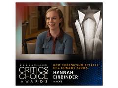 
      
       Hannah wins best supporting actress in comedy series for Hacks 
      
      