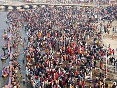
      
      Mahakumbh 2025: Around 400 million take dip at Triveni Sangam
      
      
