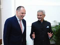 
      
      Greek FM reviews bilateral ties with EAM Jaishankar: MEA
      
      