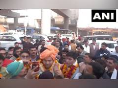 
      
      BJP's Parvesh Verma visits his native village Mundka
      
      