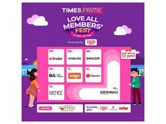 
      
      Times Prime Launches Valentine-Themed Members Fest
      
      