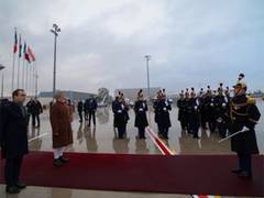 
      
      PM Modi arrives in Paris to boost India-France ties
      
      