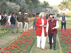 
      
      Delhi LG, Netherlands envoy attend Tulip Festival 
      
      