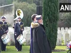 
      
      PM Modi, French President Macron pay tribute to Indian soldiers
      
      