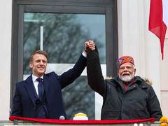 
      
      PM Modi holds bilateral talks with Macron, France agrees to host
      
      